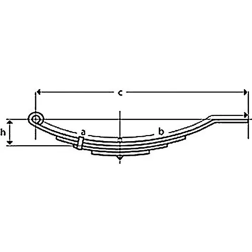 Una040-4 Lvs Slip.Spring 1840# Factory Price
