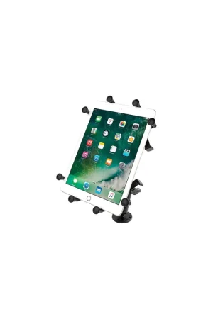 RAM Flat Surface Mount with LONG Double Socket Arm & Universal X-Grip Cradle for 10″ Large Tablets Holiday Sale