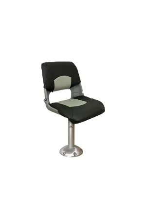 Don't Miss Out Springfield Skipper Chair Package (Includes Seat With Cushions, Pedestal & Floor Base and Locking Swivel)