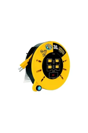 Camco 55290 Power Grip Extension Cord Reel With USB Charging Ports, 30' Fresh Stock