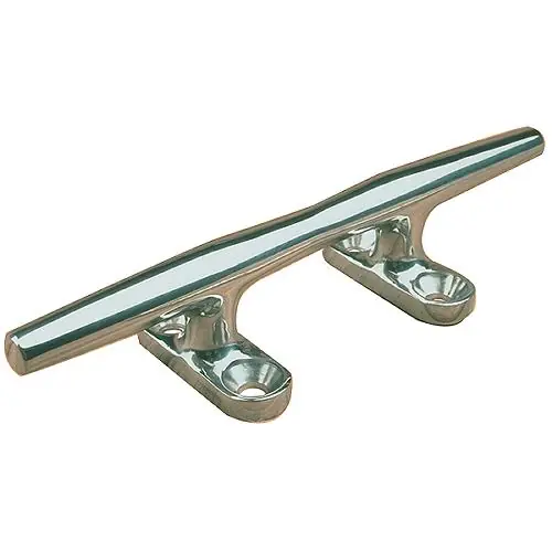 Instant Buy Sea-Dog 0416121 Cleat, Stainless Open Base, 12″, Carded