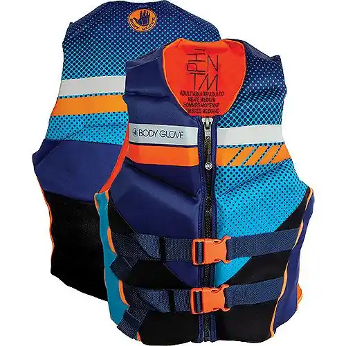 Body Glove 23224BLUORGXL Mens Phantom Evoprene Vest, Blue/Orange, XLarge Big Sale