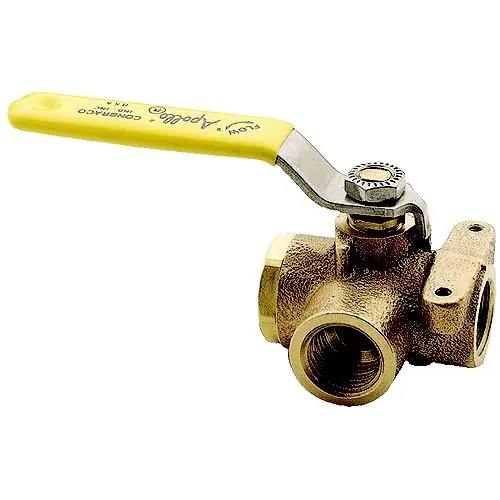 1-1/2″ 3-Way Bronze Diverter Valve Luxury