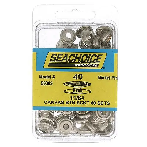 Seachoice Stainless Steel Button Socket With Barrel, 11/64″, 40 Sets Special Discount