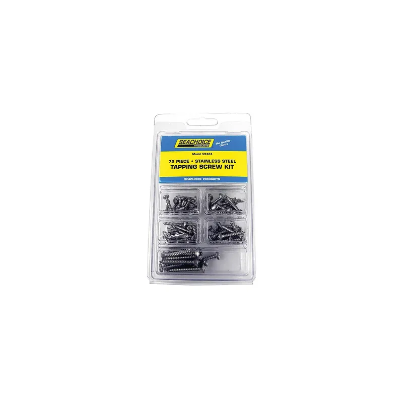 Trending Seachoice Stainless Steel Tapping Screw Kit - 72 Piece