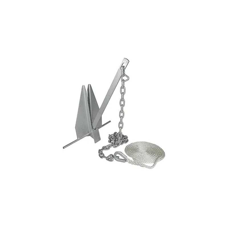 Brand New Seachoice Deluxe Anchor Kit (Includes Anchor, 1/4″ x 4' Anchor Lead With (2) 5/16″ Shackles and 3/8″ x 150' Anchor Line)