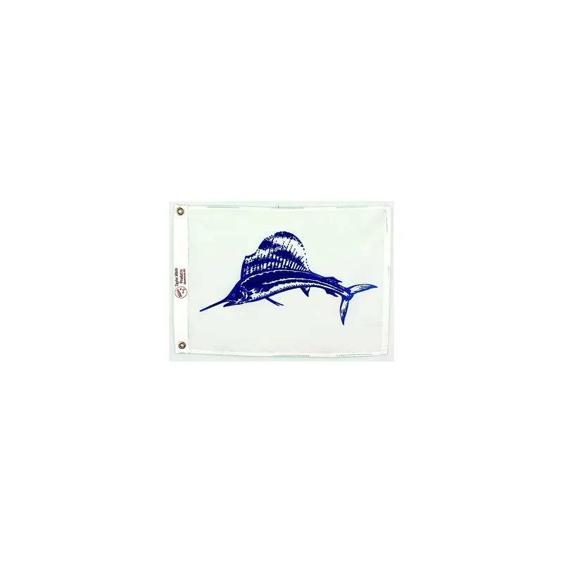 Taylor Fisherman's Sailfish Catch Flag 12″ x 18″ Grab Now