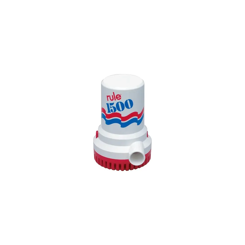 Affordable Rule 1500 GPH High Capacity Bilge Pump, 12V