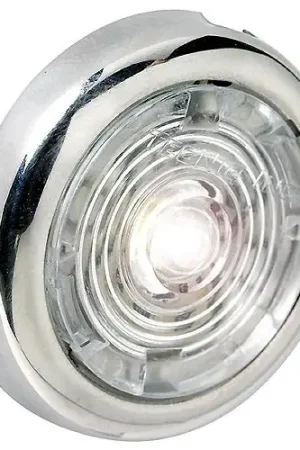 1-1/2″ White Interior/Exterior Light w/SS Bezel Affordable