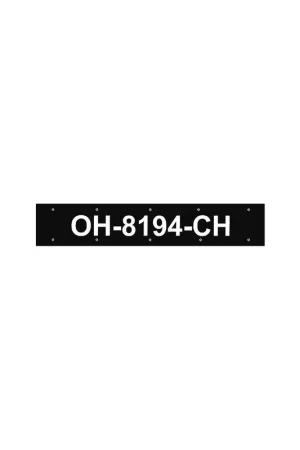 Big Sale 24″ Boat Registration Plates, Black