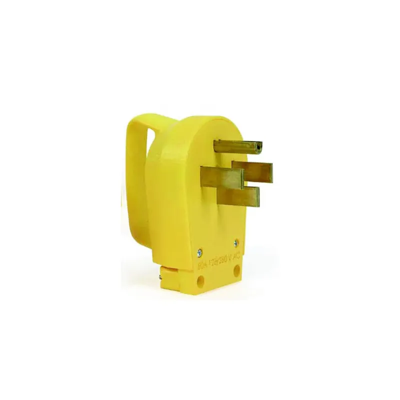 Camco 55252 Yellow PowerGrip Replacement RV Plug with Handle Deal