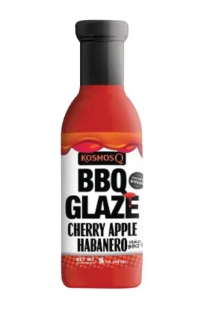 Kosmos Q BBQ GLAZE KOS-CAH-BBQ-GLAZE-15X1 BBQ Sauce, Cherry Apple Habanero, 16 oz Bottle Today Only