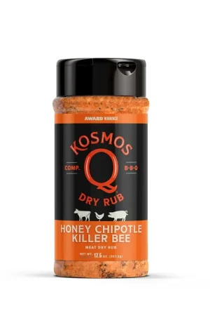 Price Cut Kosmos Q Rub-KBC-SHK Rub, Spicy Killer Bee Chipotle Honey