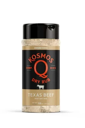 Kosmos Q KOS-TXBF-16OZ Texas Rub, 13.8 oz Can One Day Deal