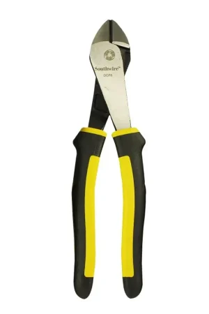 Southwire DCP8 High-Leverage Cutting Plier, 8 in OAL, Black/Yellow Handle, Comfort Grip Handle Crafted