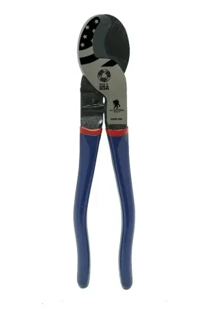Southwire 64807640 Cable Cutter, 9 in OAL, Steel Jaw, Ergonomic Handle, Blue Handle Buy Today