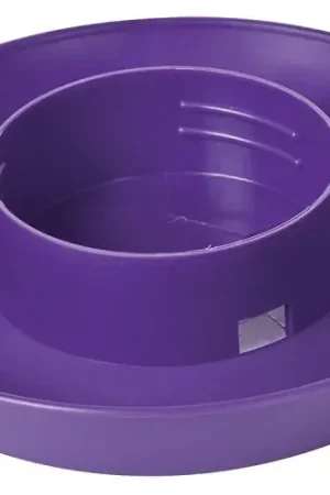 Little Giant 742PURPLE Screw-On Base, 6 in Dia, 1-1/2 in H, 1 qt Capacity, Plastic, Purple Buy Online