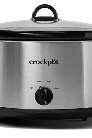 Best Choice Crock-Pot 2133115 Manual Slow Cooker, 8 qt Capacity, Stainless Steel