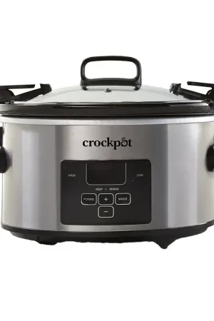 Special Offer Crock-Pot 2122615 Cook and Carry Slow Cooker, 4 qt Capacity, Digital Control, Stainless Steel