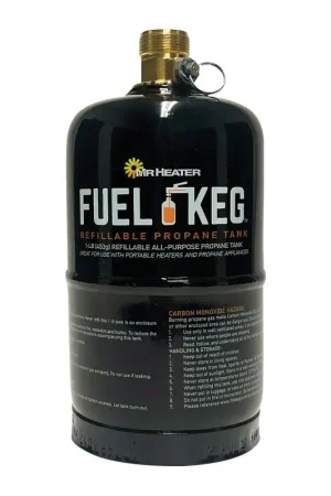 Trusted Brand Mr. Heater F200048 Empty Fuel Keg Tank, Propane, 16 oz