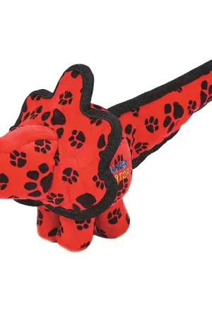 Order Now Chomper WB11516 Dog Toy, L, Gladiator Tuff Dino, Nylon/Plush, Assorted