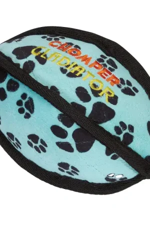 Genuine Chomper Gladiator Series WB11506 Dog Toy, L, Plush, Tuff Football, Nylon, Assorted