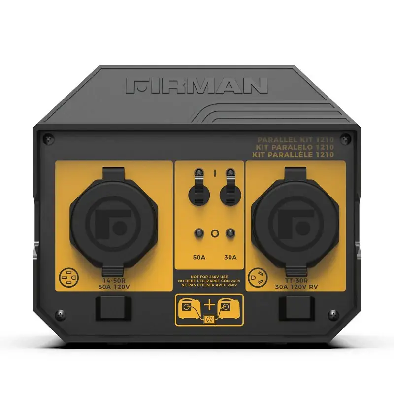 New Release Firman 1210 Portable Generator Parallel Kit, 50 A, Combines Output Power