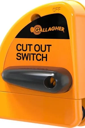 Don't Miss Out Gallagher G60731 Cut-Out Switch, Plastic, Orange/Yellow