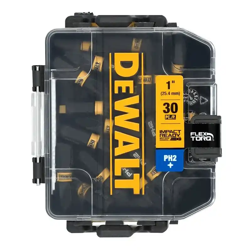 DEWALT IMPACT READY Series DWA1PH2IR30 Screwdriver Bit Set with Toughcase+ System, 30-Piece, Steel Best Seller