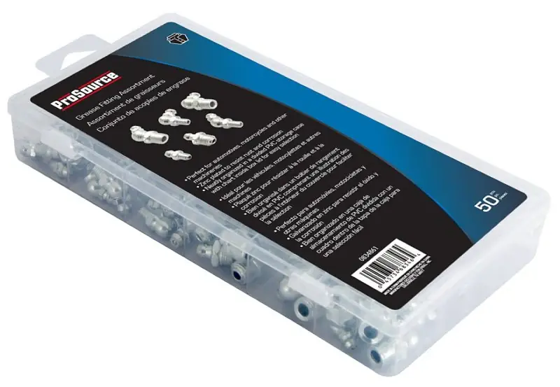 Low Price ProSource 61602 Grease Fitting Assortment, Steel, Zinc Plated