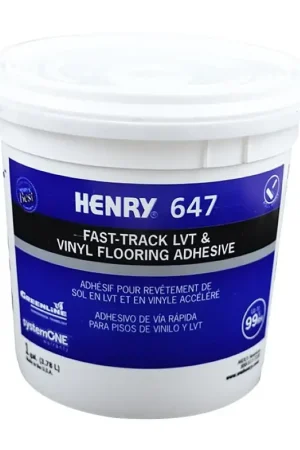 Henry 647 PlumPro 32080 Floor Adhesive, Paste, Mild, Purple, 1 gal Pail, Pack of 4 Price Drop