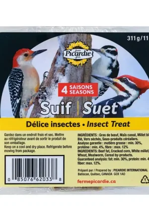 Picardie 62033 Insect Treat Suet, 311 g Premium
