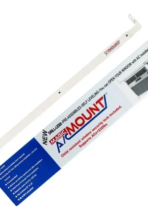 Magic AC Mount MACM301 AC Support Bracket, Metal, White, For: Window Air Conditioners Holiday Sale