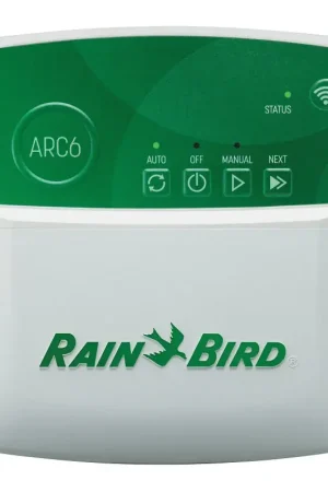 Flash Sale Rain Bird ARC Series ARC6 International Smart Irrigation Controller, 6-Station, 3-Program, 12 Start Times per Program