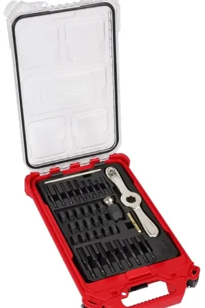 Markdown Milwaukee 49-22-5603 Tap and Die Set, 38-Piece, Metal, Black Oxide