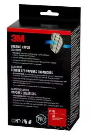 3M 6001P1-DC Organic Vapor Cartridge, Bayonet Express Delivery