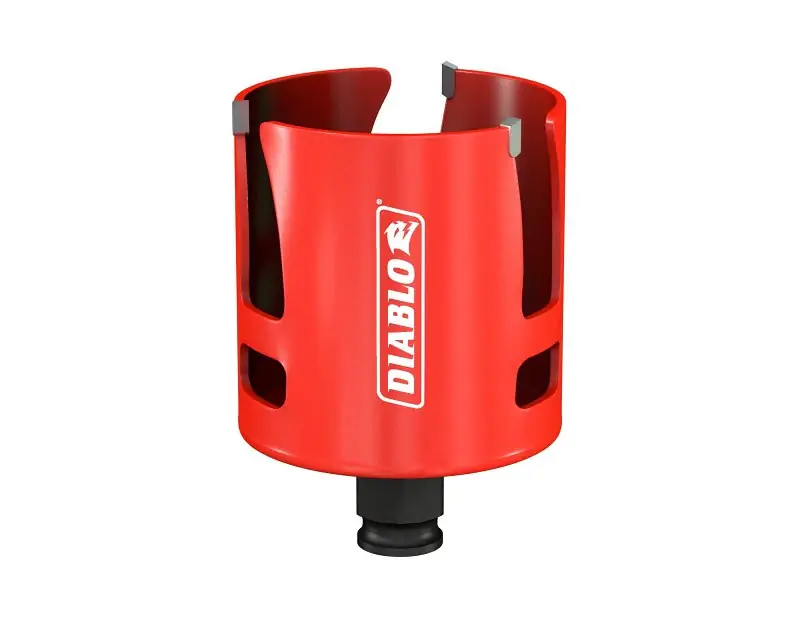 Diablo Demo Demon DHS2563CTR Hole Saw, 2-9/16 in Dia, 2-3/8 in D Cutting, 1-5/8 in Arbor, Carbide Cutting Edge Low Price