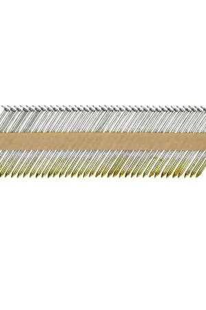 Authentic ProFIT 600352 Collated Nail, 2-3/8 in L, Stainless Steel, Hot-Dipped Galvanized, Round Head, Ring Shank