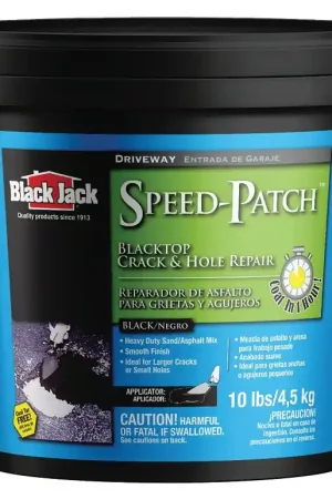Order Now Black Jack Speed-Patch Series 6460-9-20 Crack and Hole Repair, Liquid, Black, Mild Hydrocarbon, 10 lb Pail