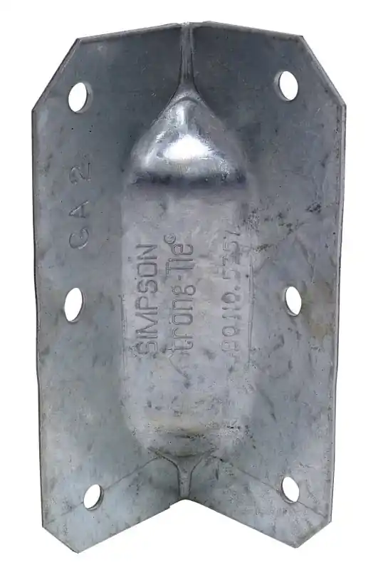 Simpson Strong-Tie GA GA2 Gusset Angle, 3-1/4 in H, Steel, Galvanized/Zinc, Pack of 100 Get Yours