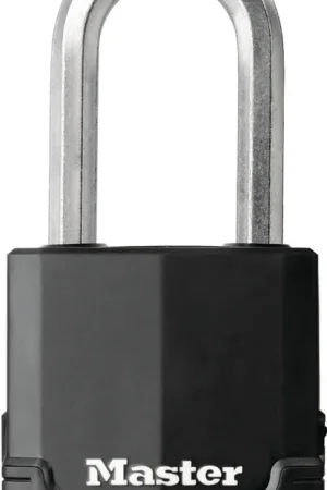 Flash Sale Master Lock Magnum Series M515BLCDLHHC Padlock, Different Key, 3/8 in Dia Shackle, Boron Carbide Shackle, Steel Body