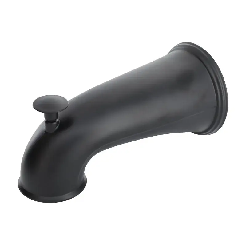 Danco 11080 Decorative Tub Spout with Pull-Up Diverter, 6-1/4 in L, Metal, Matte Black New Release