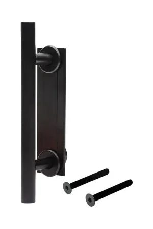 Last Chance Renin Alperton Series BD414-MB Barn Door Handle, 300 mm H Handle, Steel, Matte Black