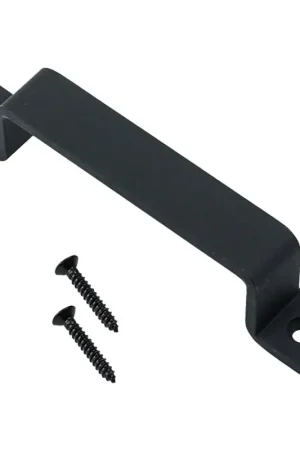 Premium Renin Cairns Series BD450-MB Barn Door Handle, 163 mm H Handle, Matte Black