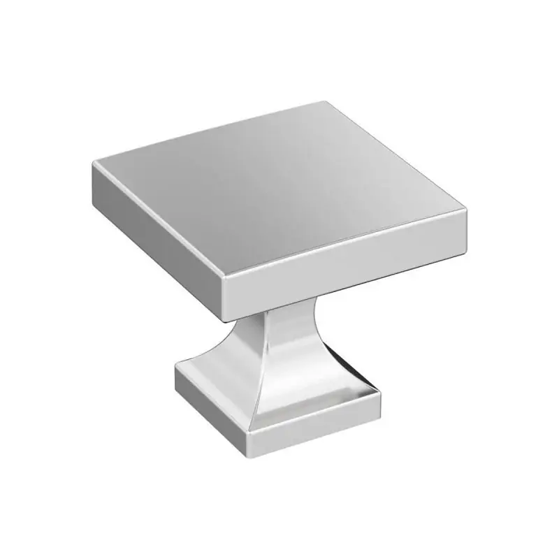 In Demand Amerock Pedestal Series BP3702426 Cabinet Knob, 1 in Projection, Zinc, Polished Chrome