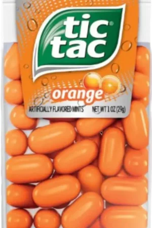 Tic Tac 777068 Mints, Orange, 1.7 oz, Pack of 12 Same Day Shipping