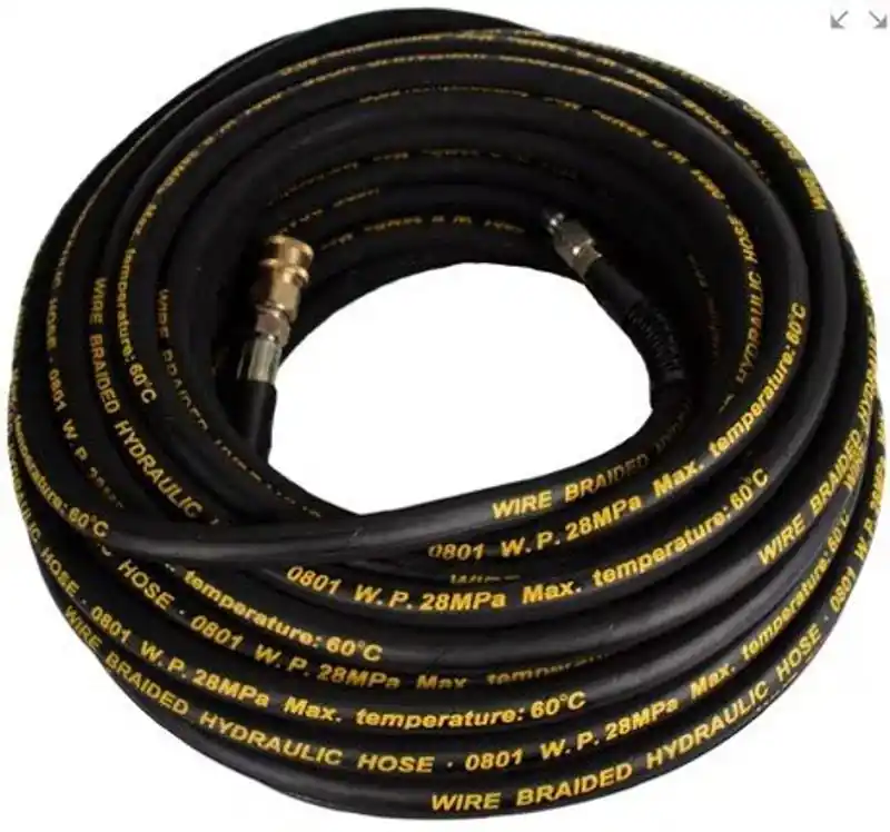 Forney 74991 Premium-Grade High-Pressure Washer Hose, 100 ft L, MNPT, Rubber Shop Now