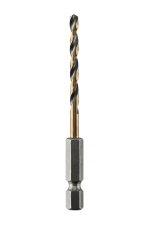 Best Price DEWALT DWA5009 Drill Bit, 9/64 in Dia, 3 in OAL, Heavy-Duty, 1/4 in Dia Shank, Hex Shank