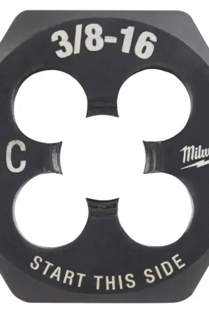 Affordable Milwaukee 49-57-5348 Threading Die, 3/8-16 Thread, Coarse Thread, HCS