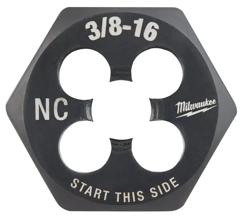 Affordable Milwaukee 49-57-5348 Threading Die, 3/8-16 Thread, Coarse Thread, HCS